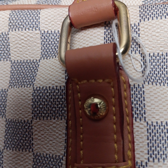 Louis Vuitton style white Damier Speedy INVENTEUR Shoulderbag - Picture 6 of 14